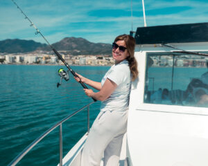 Barco privado, pesca y bebidas Ilimitadas.